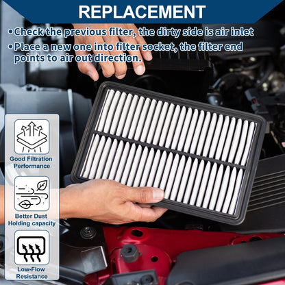 Engine Air Filter No.165466LA0A for Nissan Sentra 2.0L (2020-2024) 1 Pcs