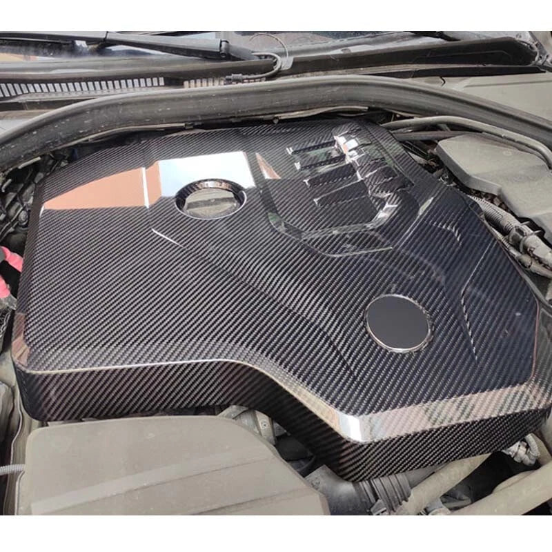 Real Carbon Fiber Front Hood Engine Cover Trim fit For BMW G30  G20 G28 3 5 6 7