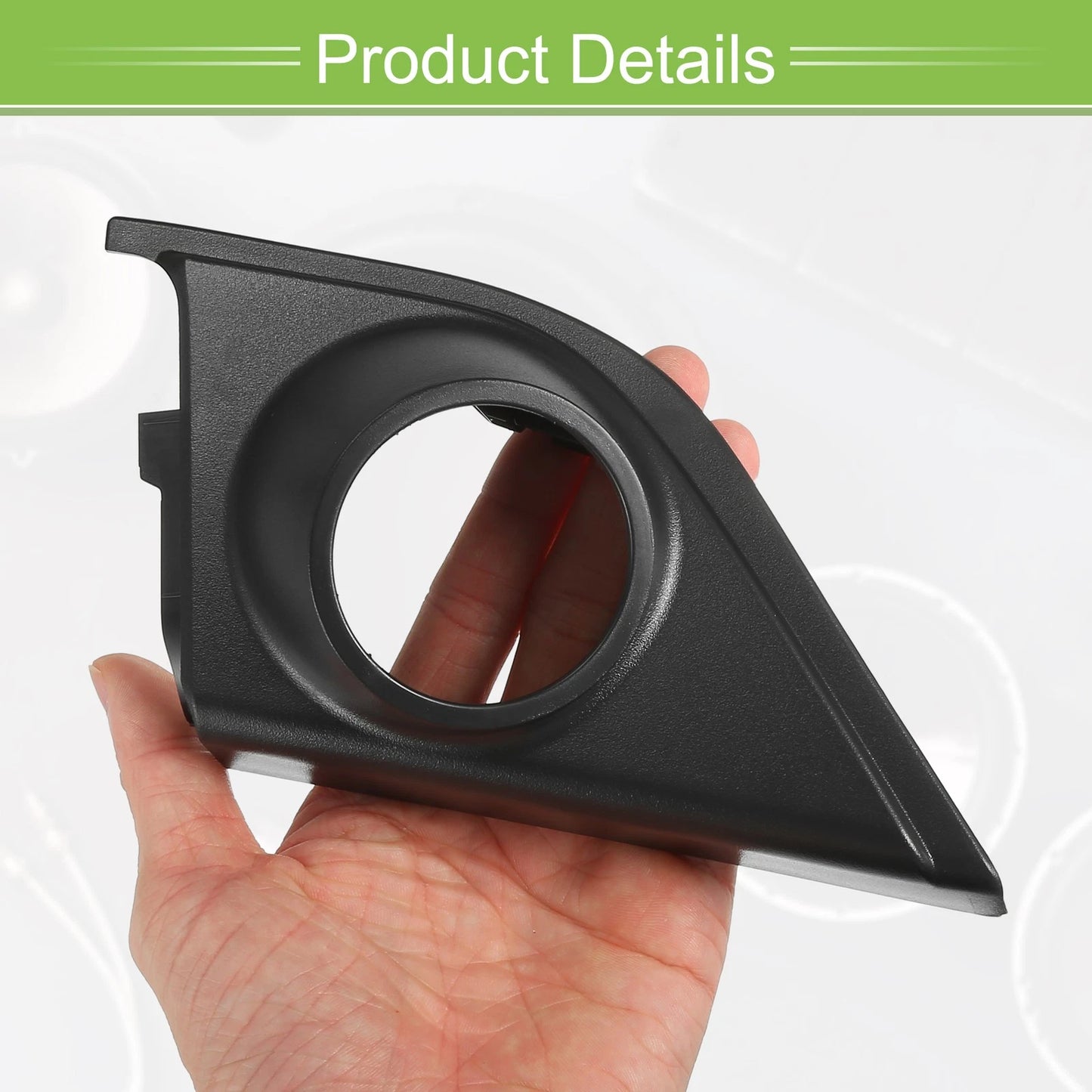 Car Door Tweeter Speaker Cover Trim for Honda CR-V (2017-2019) Black Silver