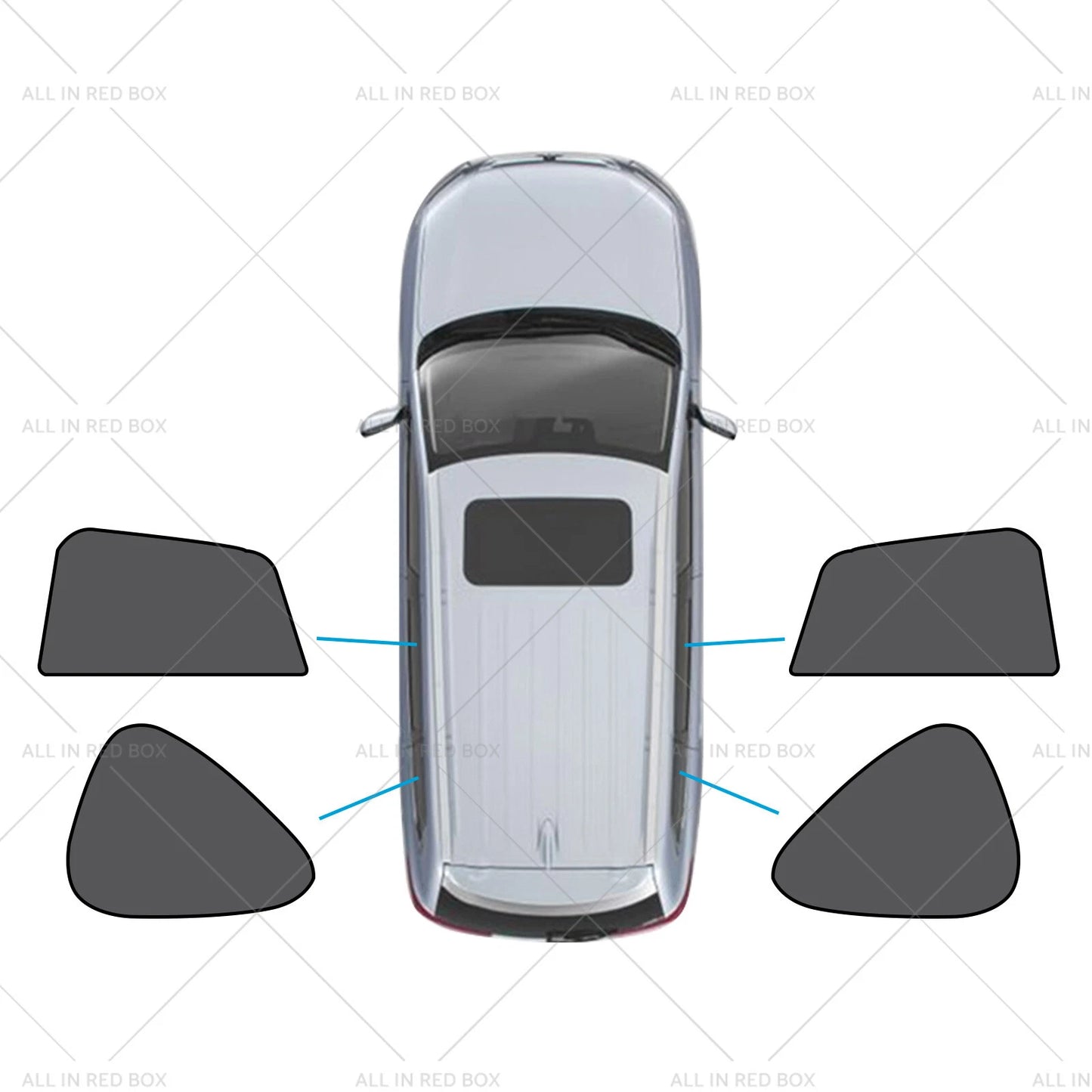 Triangular Rear Window Shade for Mazda CX-5 (2012-2017) UVA Protection
