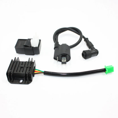 Ignition Coil, CDI Unit, Regulator for 150cc 250cc PIT Quad Dirt Bike ATV