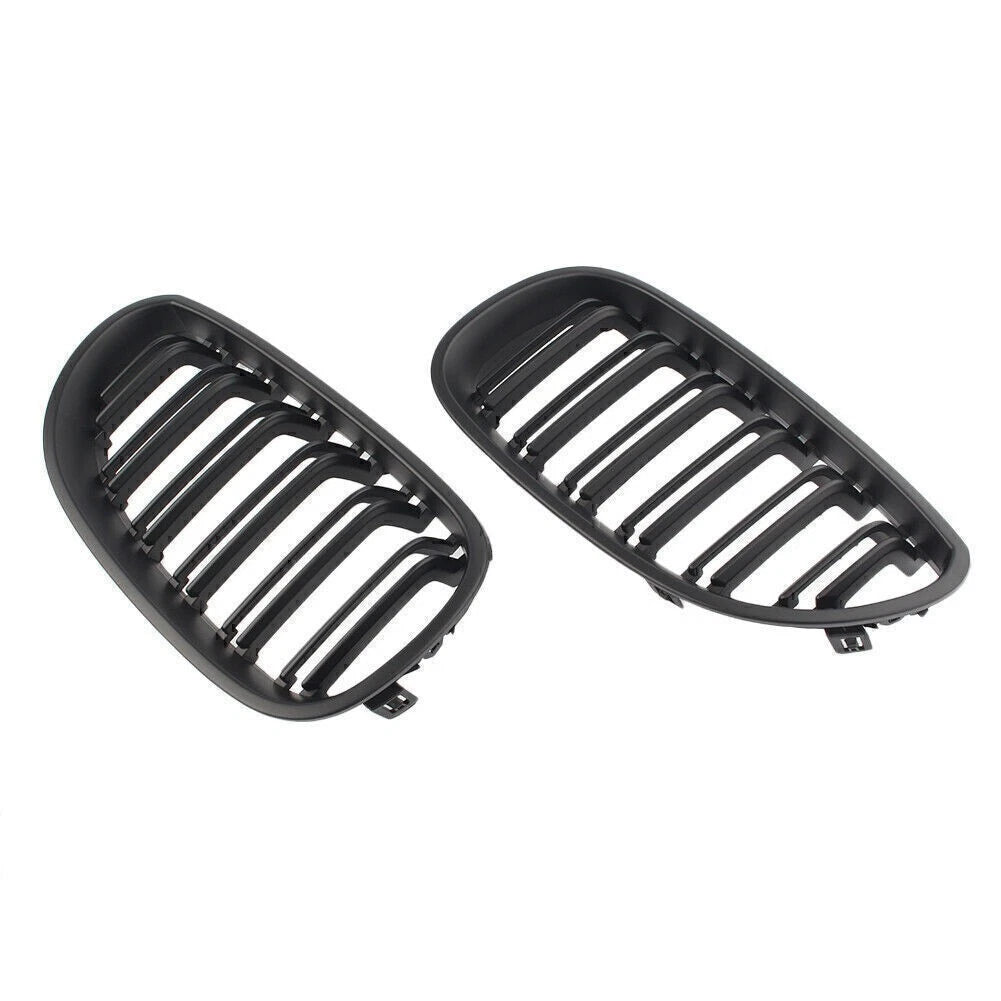 Matte Black Upper Bumper Grill Mesh Grille for BMW E60 E61 M5 2004-2009