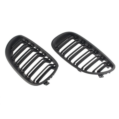 Matte Black Upper Bumper Grill Mesh Grille for BMW E60 E61 M5 2004-2009