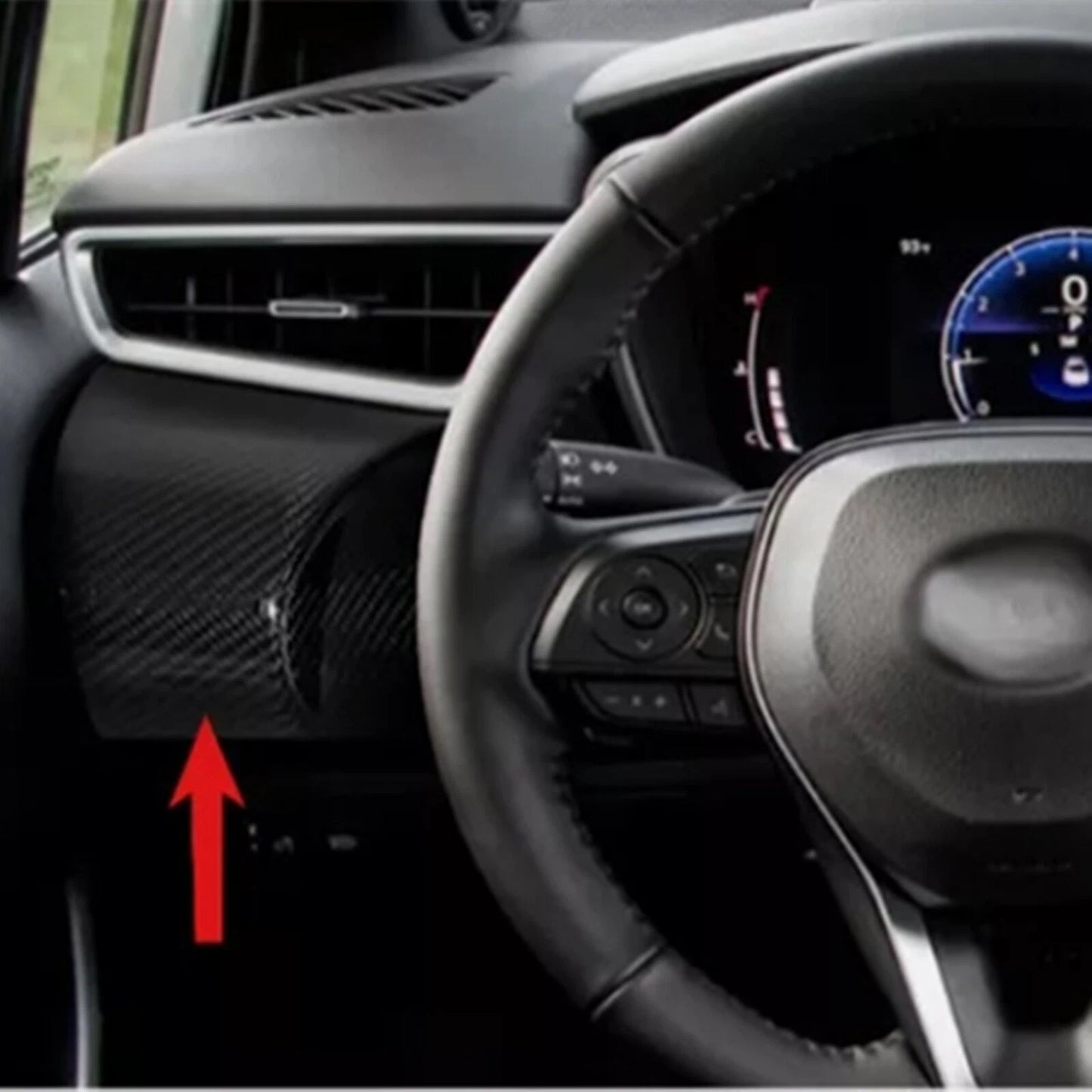 Left Console Dashboard Cover Trim for Toyota Corolla (2023-2025)