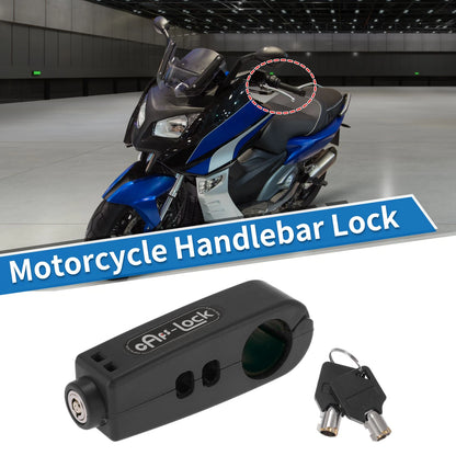 Handlebar Lock for Motorcycle Universal Scooter Bike Throttle Grip Black