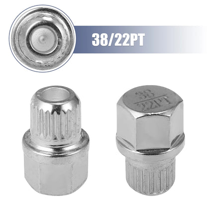 38/22PT Hollow Wheel Lock Lug Nut Screw Removal Key for BMW