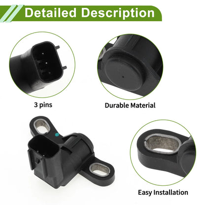 Crankshaft Position Sensor for Mazda 6 2.3L (2006-2008) 1 Pc Black