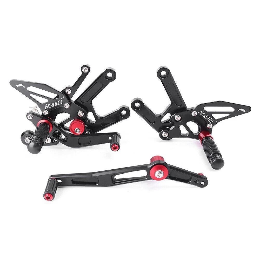 CNC Adjustable Rearsets Foot Pegs for YAMAHA YZF R6 (2017)
