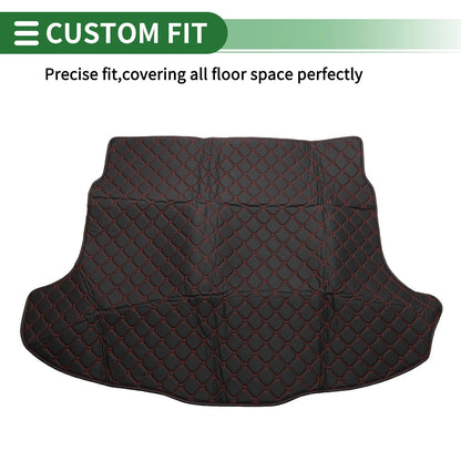 Flat Face Cargo Liner Rear Trunk Mat for Honda CR-V (2012-2016) Black XPE