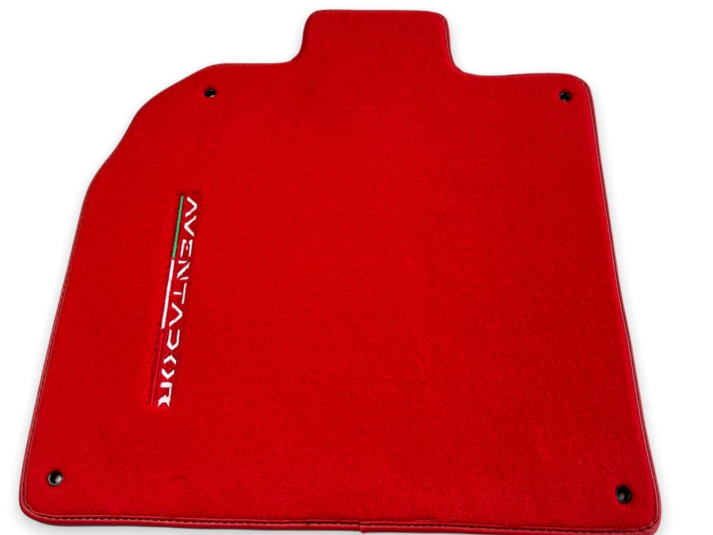 Tailored Red Carpet Floor Mats for Lamborghini Aventador (2012-2020)