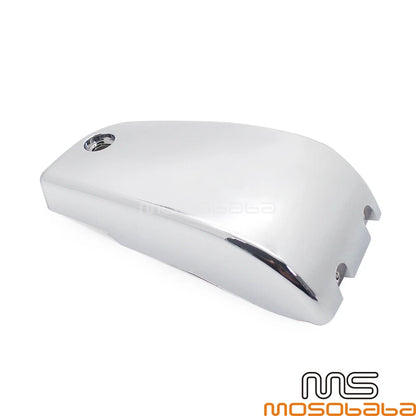 Chrome Battery Side Cover Protectors for Kawasaki Vulcan VN1500 (1996-2008)