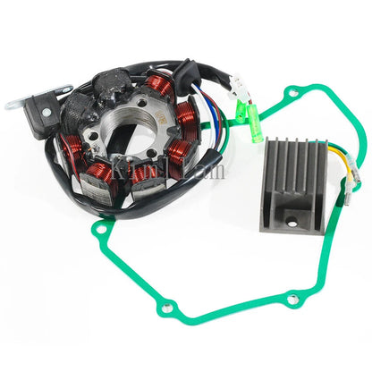 Stator Coil, Regulator Rectifier, Gasket for Honda ATC250R ATC250 (1985)