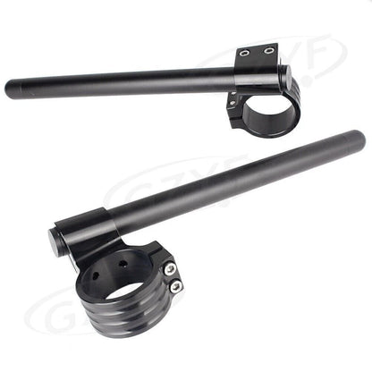 31mm Clip On Handle Bar Fork Tubes for Motorcycle - Universal Black