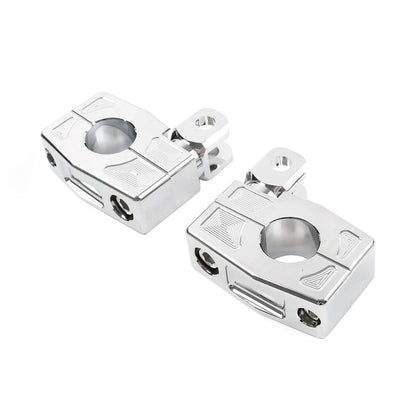 25MM Foot Peg Rest Clamp Bracket for Harley Crash Bar