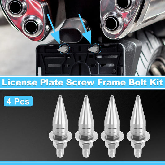 4 x 5.4 cm License Plate Screw Covers for Universal Motorcycle