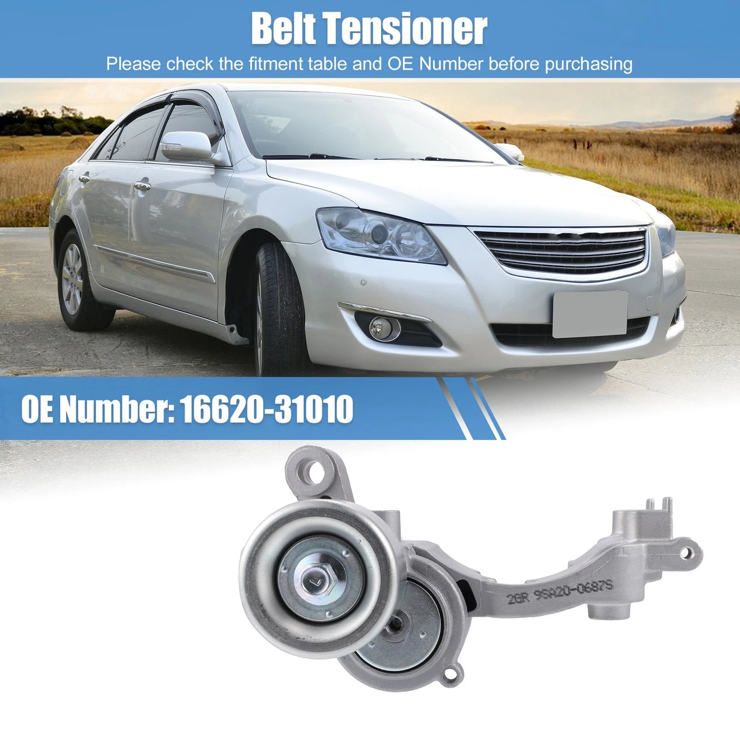 Belt Tensioner Pulley Assembly for Toyota 4Runner