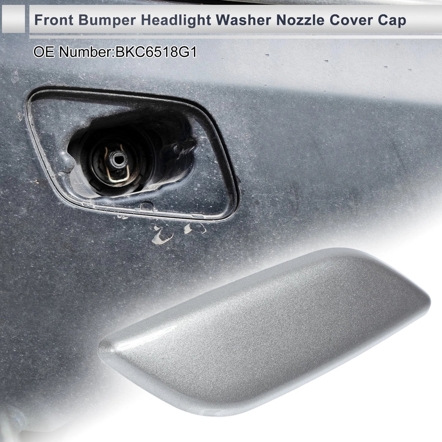 Bumper Headlight Washer Nozzle Cover for Mazda 3 (2004-2009)