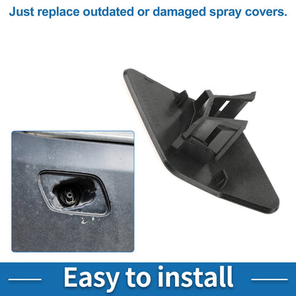 Front Right Washer Nozzle Cover for BMW X6 (2015-2019) Black