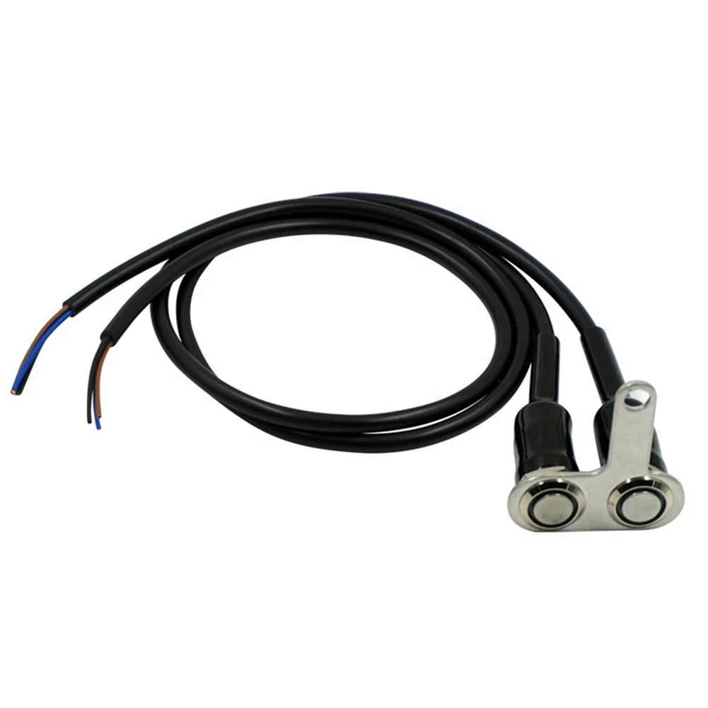 LED Switch Handlebar Mount for Universal Right Red Waterproof