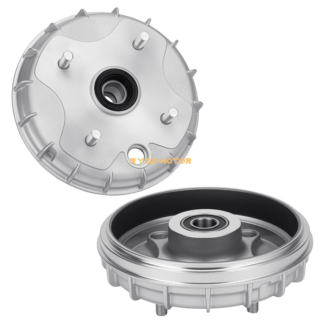 2 x Front Brake Drums for Honda Rancher 350 TRX350TM (2000–2006)