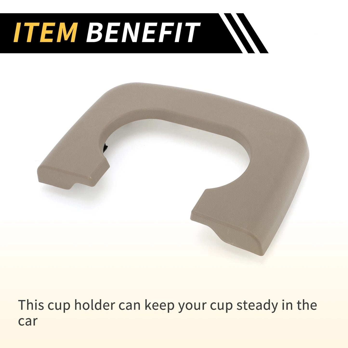 Cup Holder Replacement Pad for Ford F-150 (1997-2003) Brown