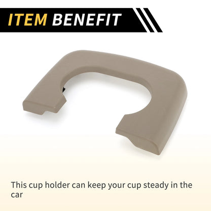Cup Holder Replacement Pad for Ford F-150 (1997-2003) Brown