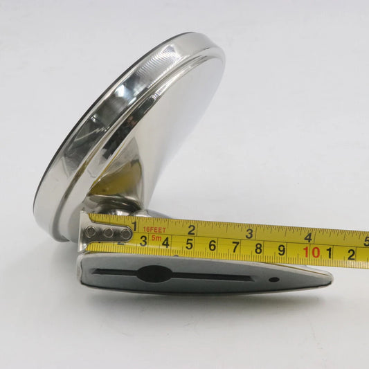 Chrome Door Fender Mirror for Porsche Ferrari Lotus Cadillac Fleetwood 1940-1970