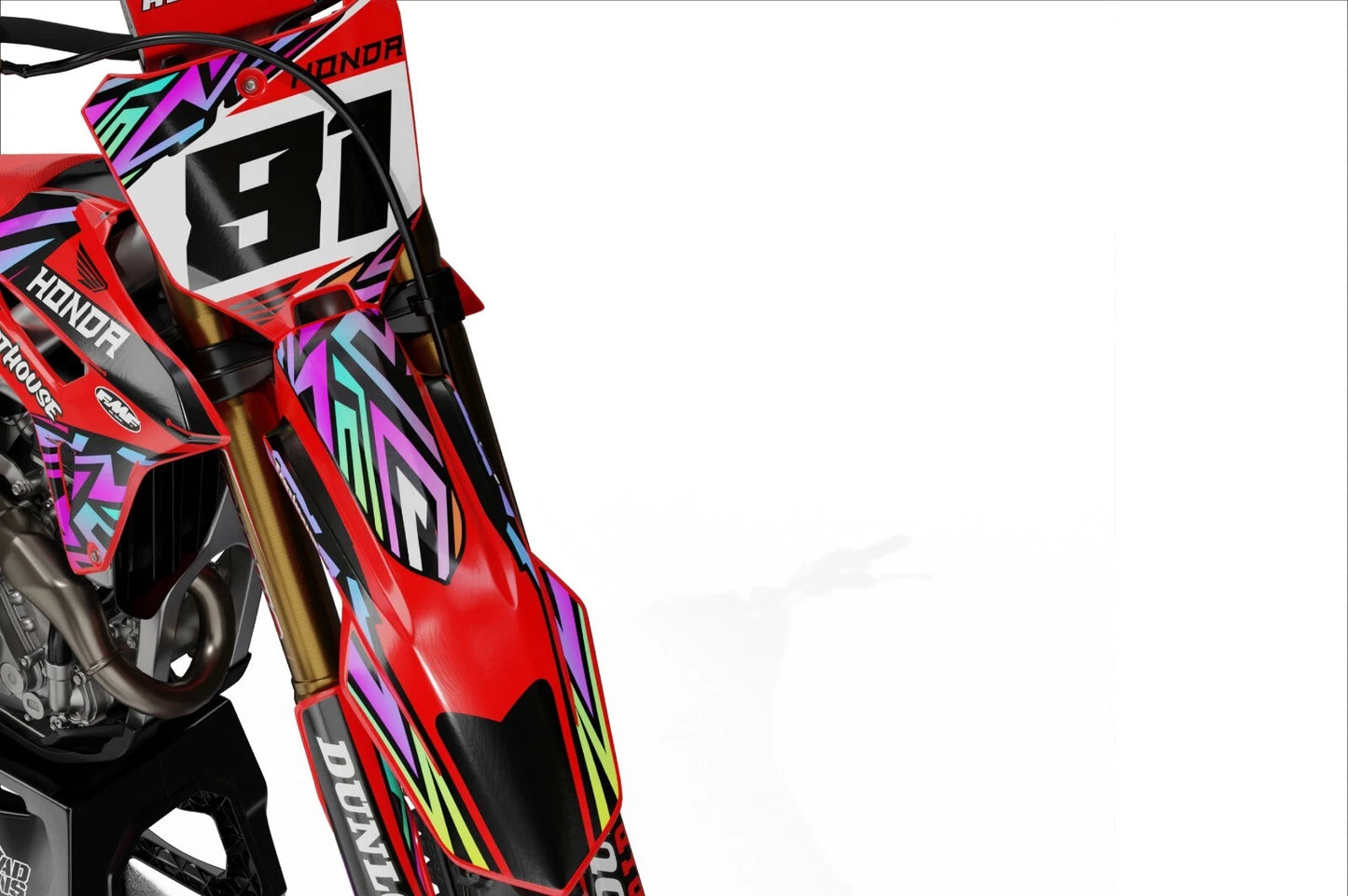 Clover Style Custom Graphics Kit for Honda CRF 125 (2013-2018) Decals