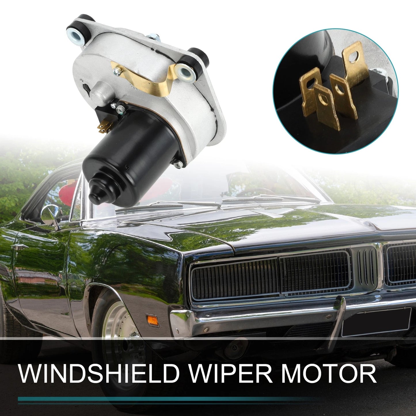 Front Windshield Wiper Motor for Dodge D100 D200 W100 W200 (69-71)