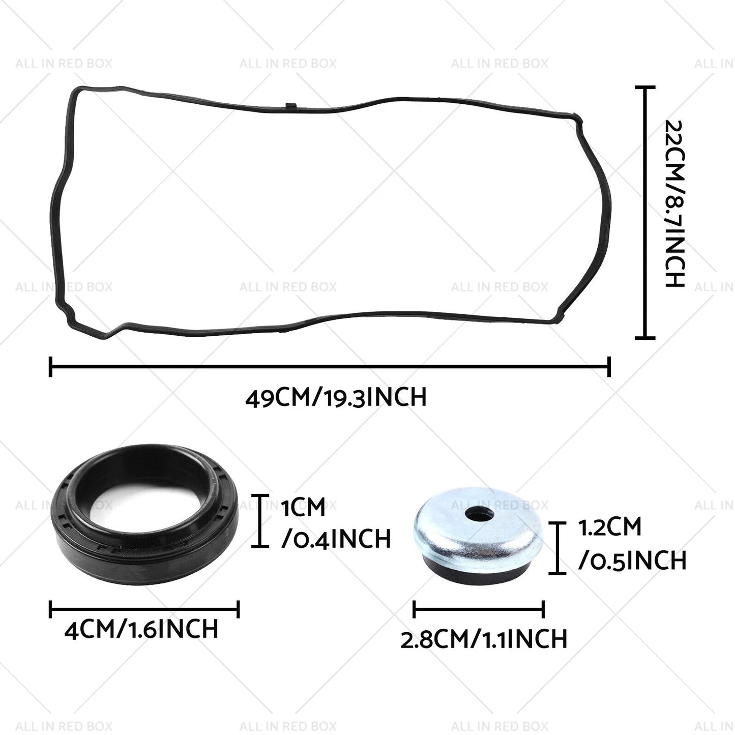 Rocker Valve Cover Gasket for Honda Accord CL9 CM5 K24A 2.4L (2003-2007)