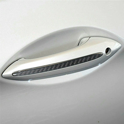 4pcs Carbon Fiber Door Handle Trims for BMW 5 Series F10 F11 F18 (2011-2017)
