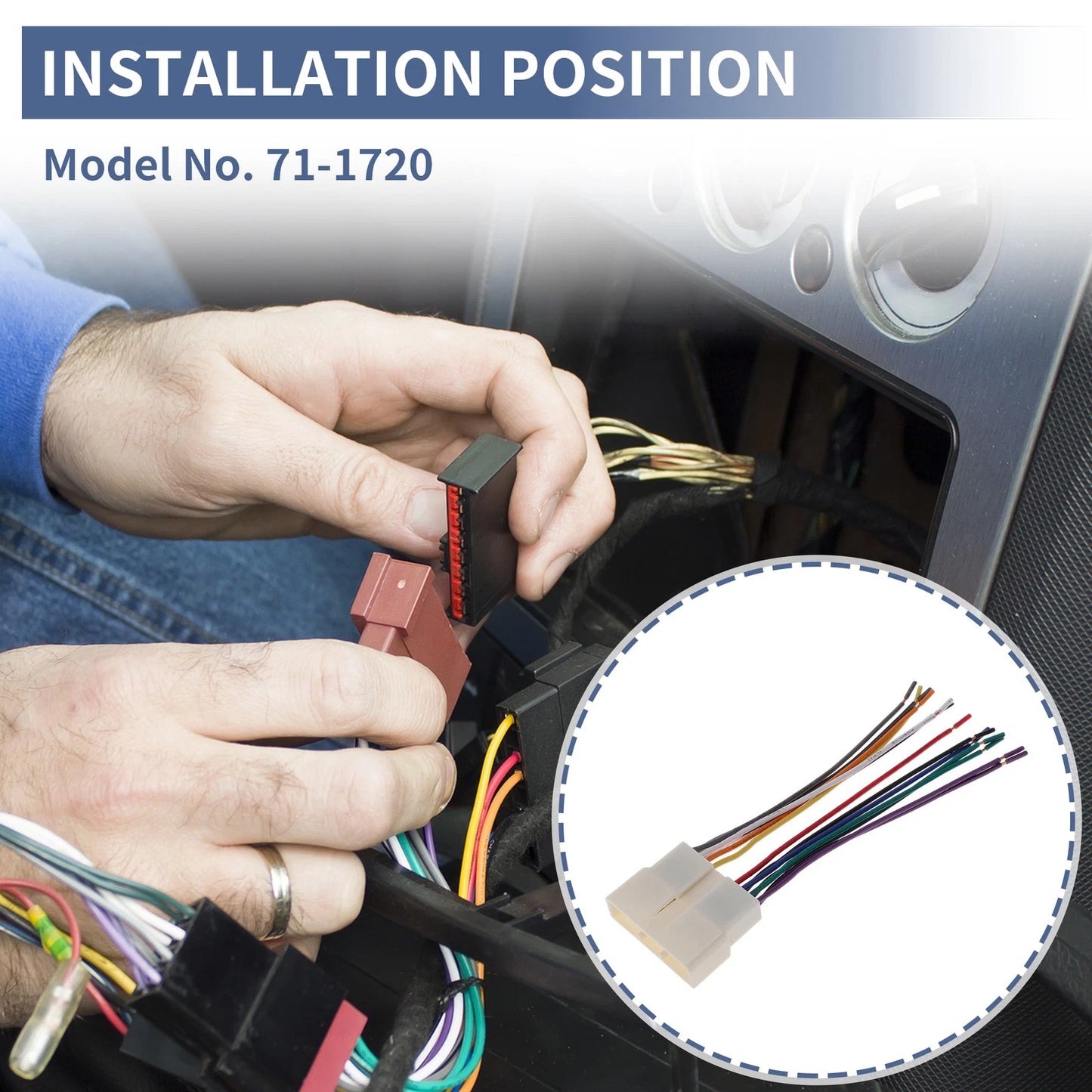 Car Stereo CD Player Wiring Harness Set for Honda Accord (1986-1997)