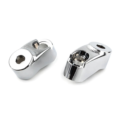 39mm 49mm Chrome Short Front Turn Signal Mounts for Harley Sportster FXR