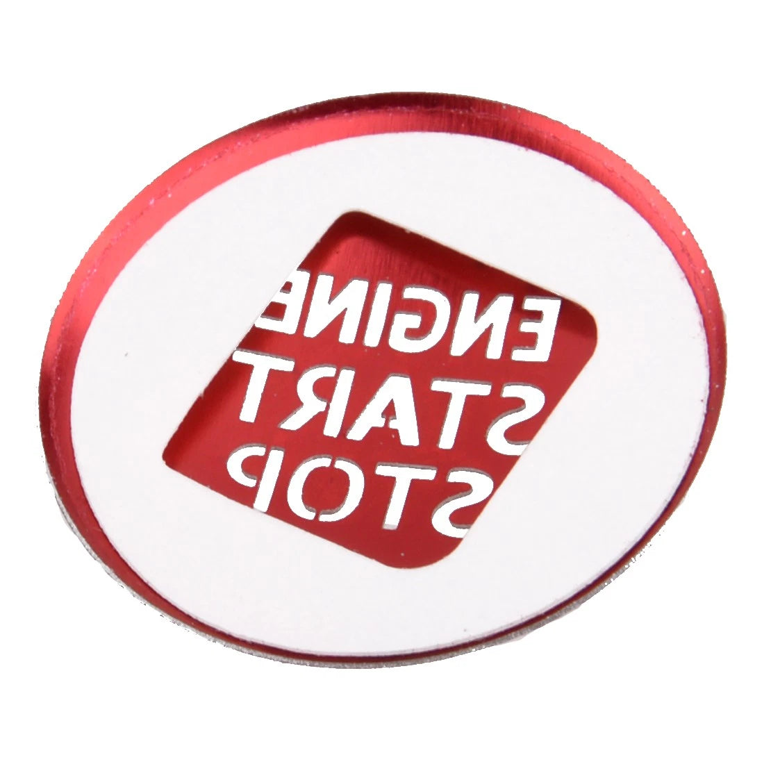 Red Engine Start Stop Button Cover Trim for Toyota Tacoma (2016-2020)
