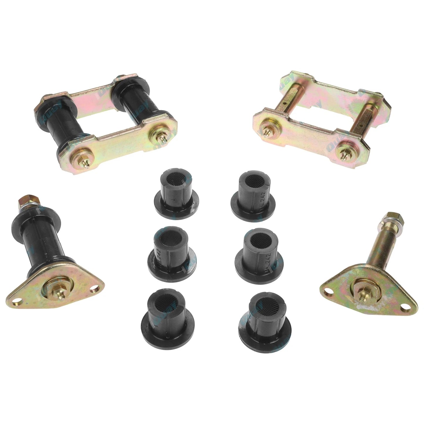 Greasable Rear Shackle Polyurethane Bush Pin Kit for Toyota HILUX 4x4 (1979-1997)