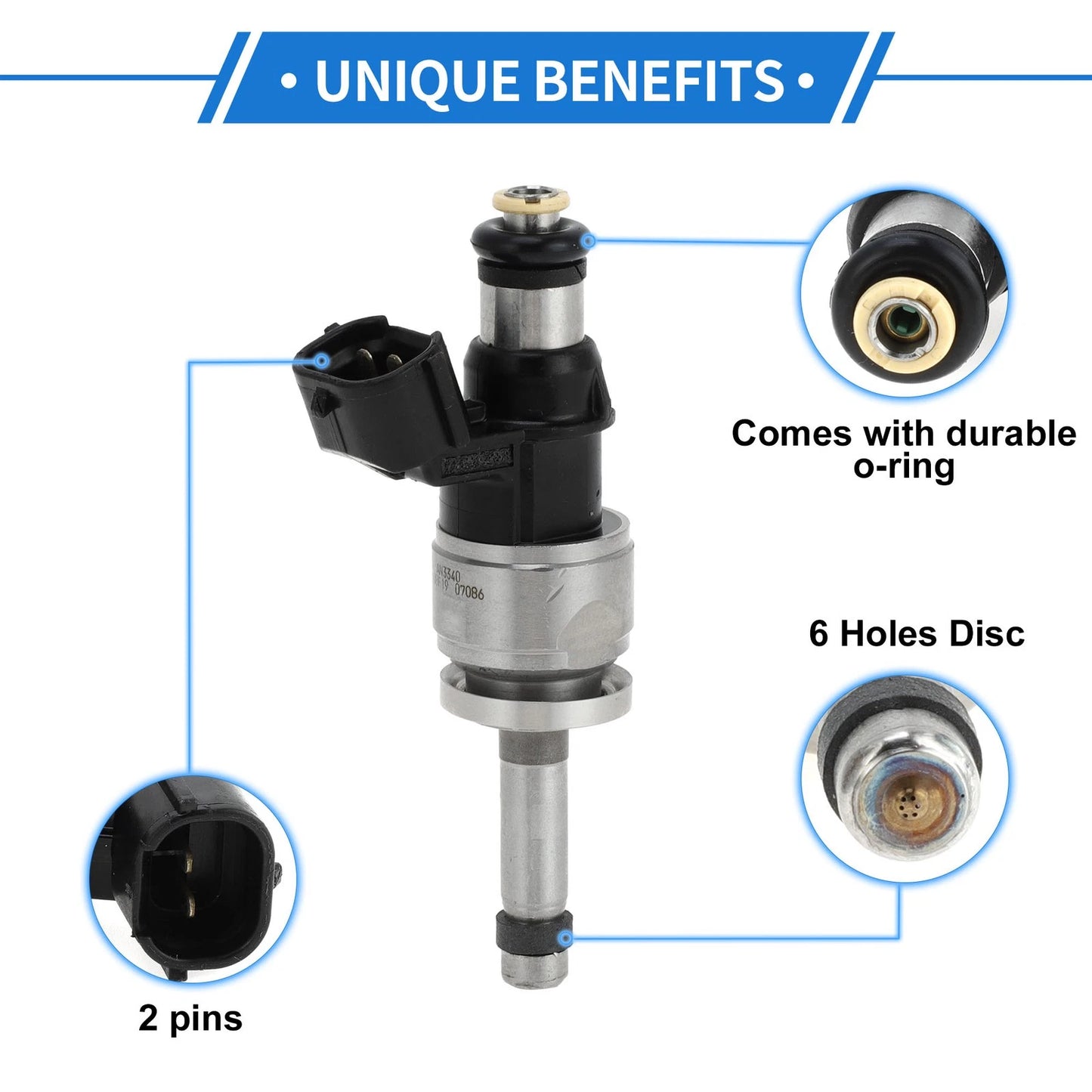 Fuel Injector 1 Pc for Nissan Rogue 2.5 (2021)