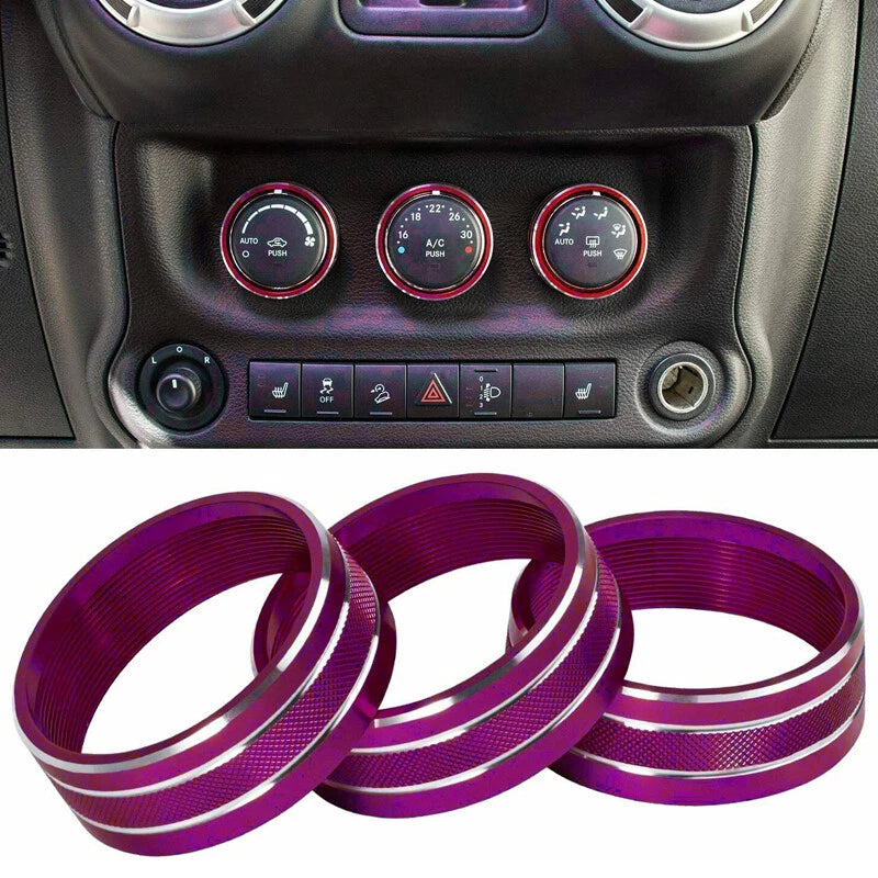 21pcs Interior Trim Cover Kit for Jeep Wrangler JK (2011-2017)