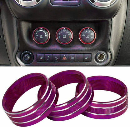 21pcs Interior Trim Cover Kit for Jeep Wrangler JK (2011-2017)