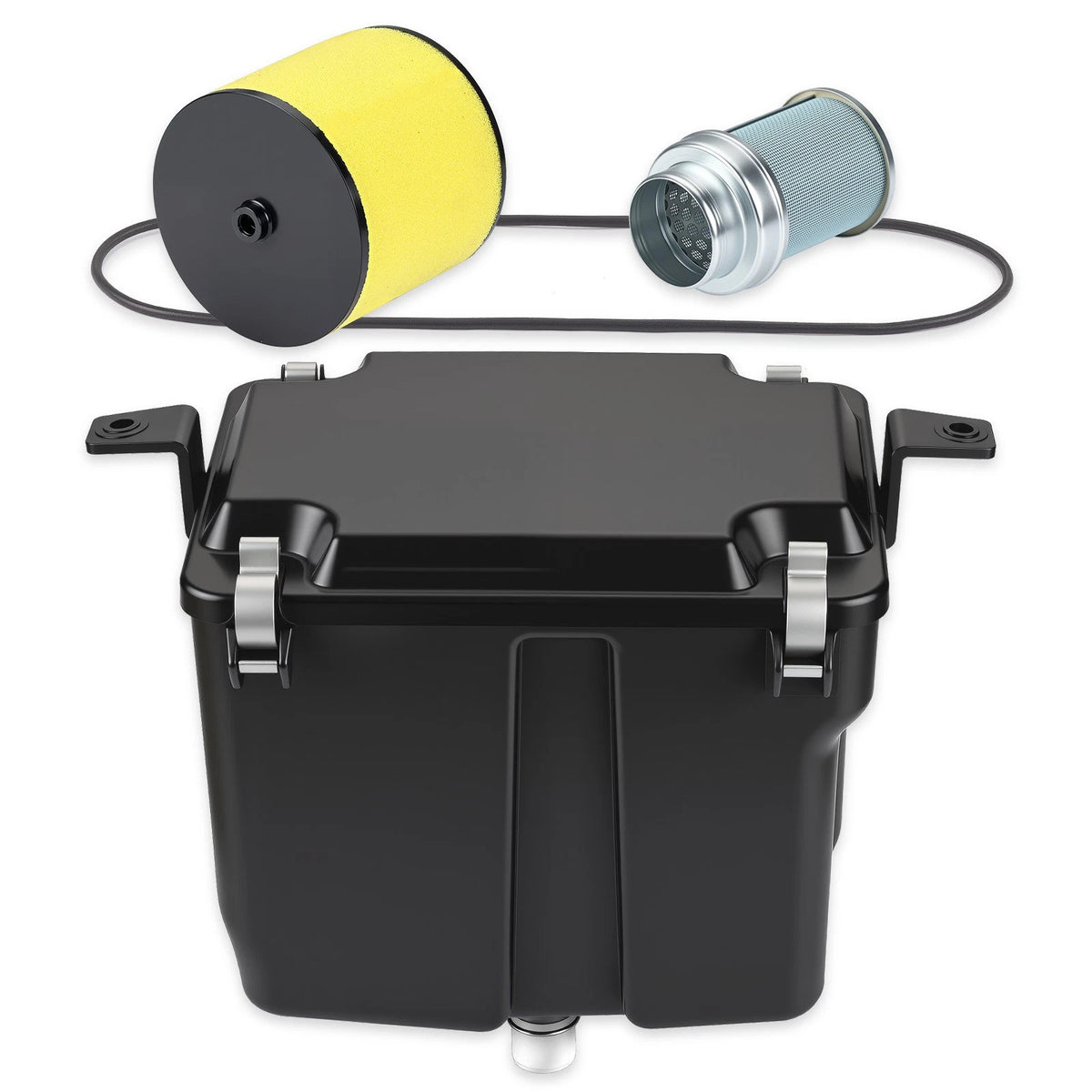 Air Filter Box + Lid Cap & Seal w/ Clip For Honda Foreman TRX400FW (1995–2003)