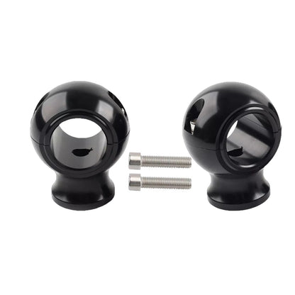 2 x Handlebar Riser Clamp for Harley Touring/Dyna/FatBob/Softail (2000-2023)