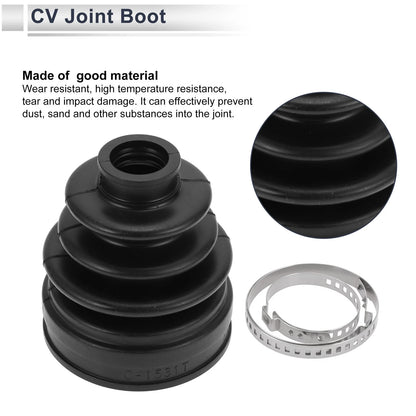 Inner CV Joint Boot Kit with Clamps for Subaru Ascent (2019-2024)