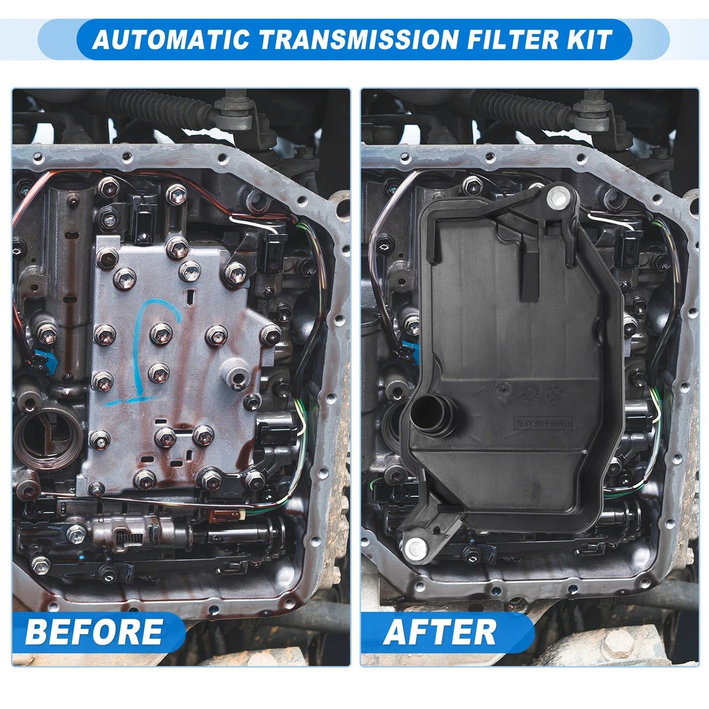 Transmission Fluid Filter Oil Pan for Honda Civic (2003-2011)
