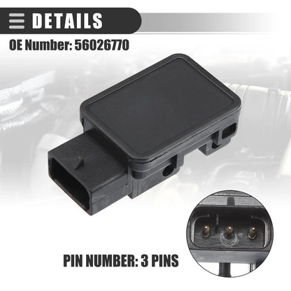 MAP Manifold Air Pressure Sensor for Dodge B150 (1992-1994) Black