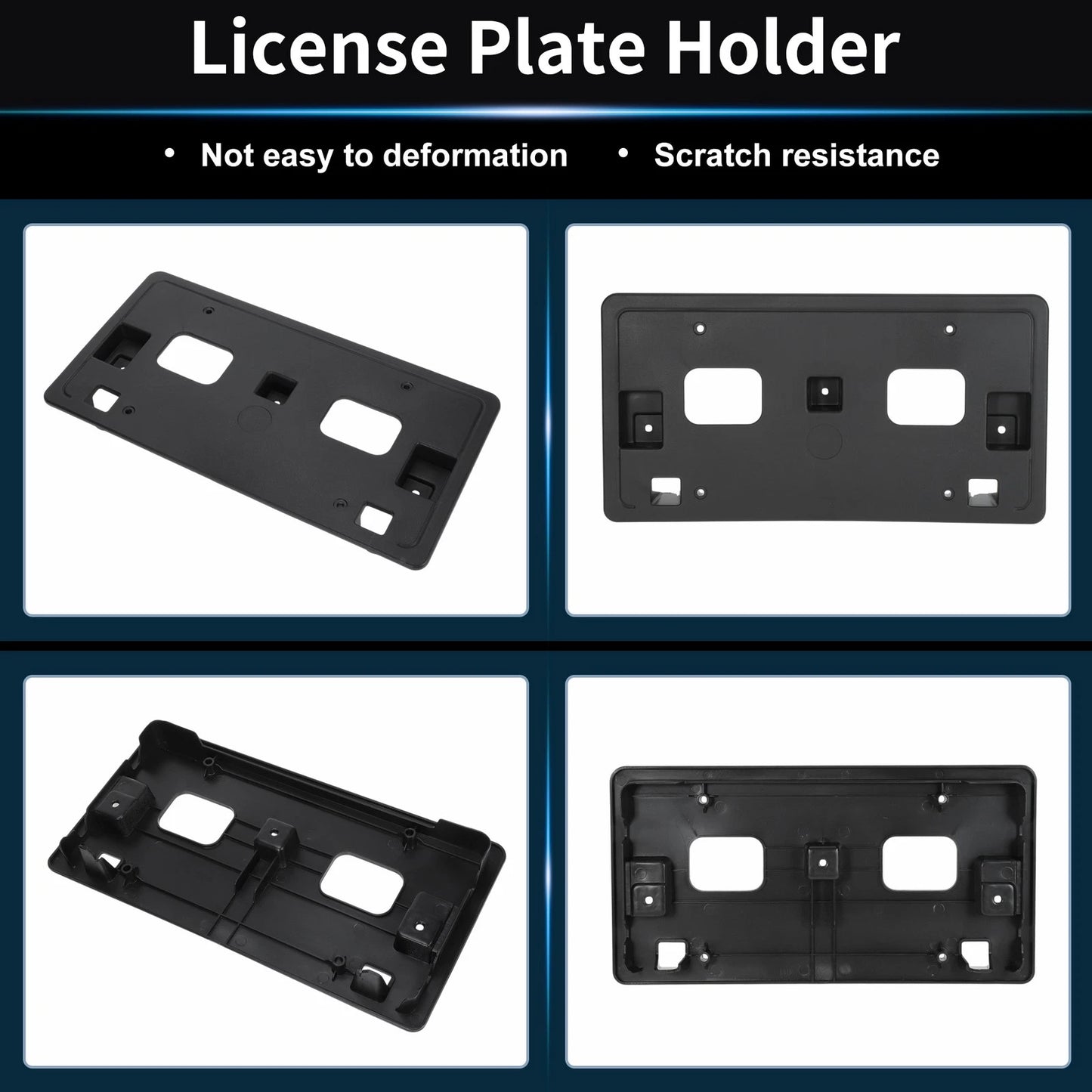 Front License Plate Bracket for Honda Accord (2021-2022) Black