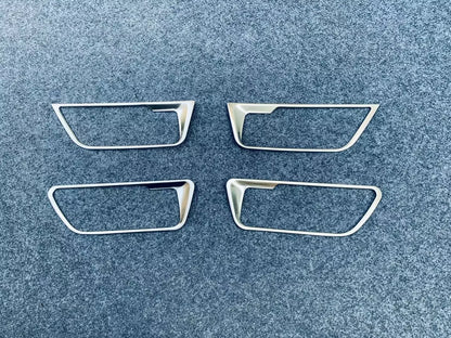 Steel Interior Door Handle Cover Trim Silver for Toyota Harrier Venza (2020-2024)