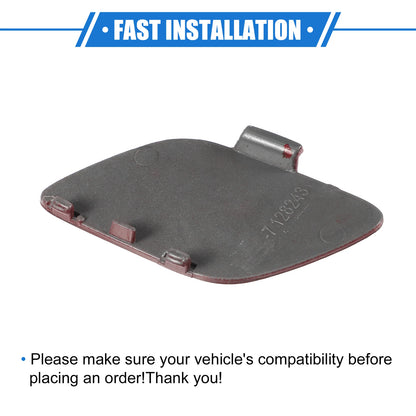 Tow Hook Eye Hole Cover Cap for BMW E92 E93 2007-2010 Red Right