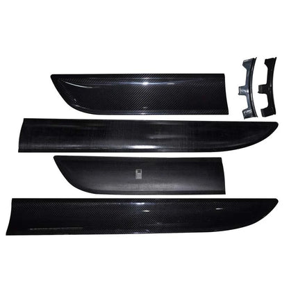 Carbon Fiber Side Door Body Guard Moulding Cover Trim For Porsche Macan 2014-22