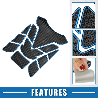 1 Pcs / 7.68x5.63 / Universal 3D Motorcycle Gas Tank Decal for Motorcycle