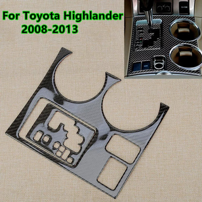 2X Gear Shift Console Frame Panel Cover Trim For Toyota Highlander (2008–2013)