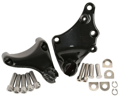 Black Rear Footpeg Mount Bracket for Harley Sportster (2014-2022)